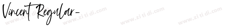 Vincent Regular字体转换